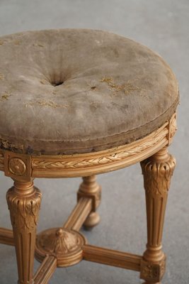 Late 18th Century Gustavian Swedish Round Stool-MXF-1385308