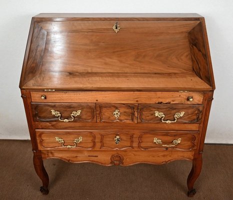 Late 18th Century Louis XV Walnut Chest of Drawers-RVK-1420634