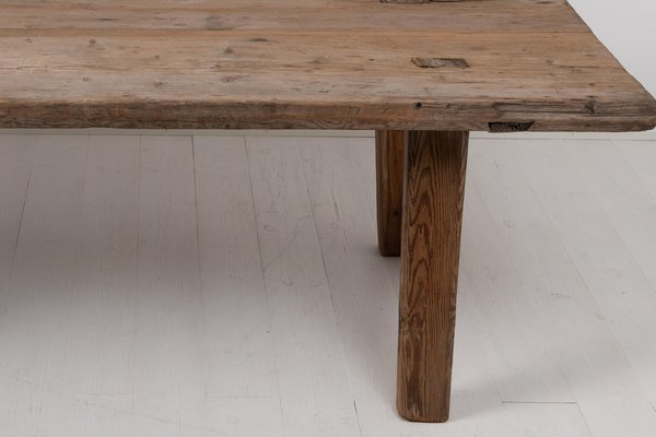 Late 18th Century Swedish Folk Art Pine Table-MJF-1105113