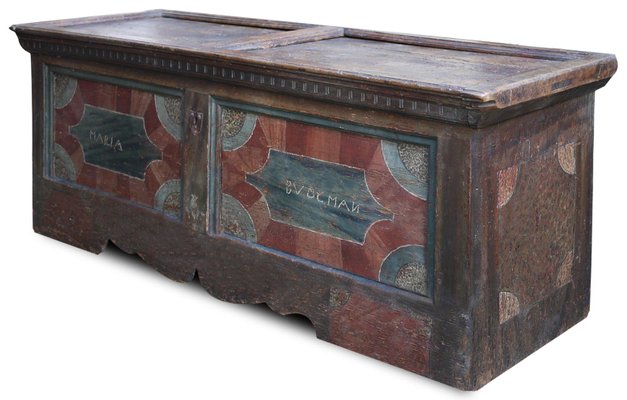 Late 18th Century Tyrolean Painted Chest-BGS-1077876