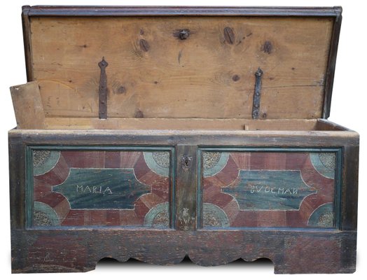 Late 18th Century Tyrolean Painted Chest-BGS-1077876