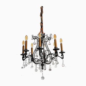 Late-19th Century Bronze Half-Cage Chandelier-RVK-753600