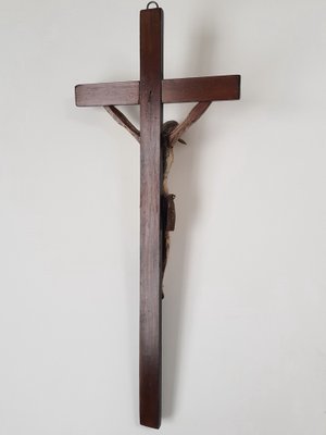 Late 19th Century Carved Crucifix-IND-954146