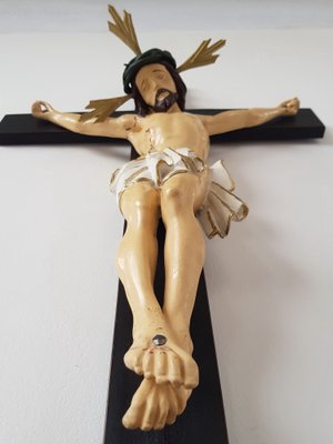 Late 19th Century Carved Crucifix-IND-954146