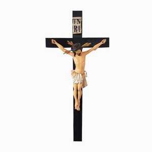 Late 19th Century Carved Crucifix-IND-954146