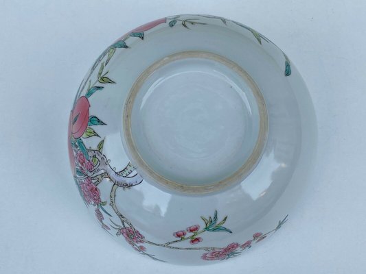 Late 19th Century Chinese Porcelain Serving Dish with Fruit Decor-QKG-1449000