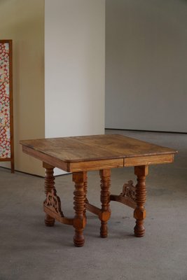 Late 19th Century Danish Baroque Square Dining / Desk Table-MXF-1363256