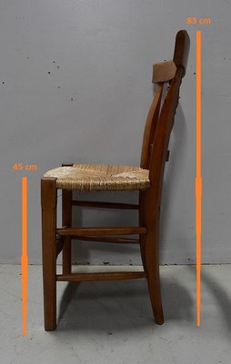 Late 19th Century Dining Chairs in Blonde Cherry, Set of 6-RVK-1438325