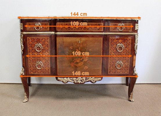 Late 19th Century Dresser in Marquetry-RVK-1058479