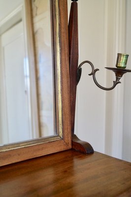 Late 19th Century English Mahogany Dressing Mirror-DVX-901015