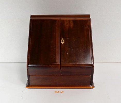 Late 19th Century English Mahogany Mailbox-RVK-1420420