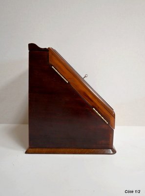 Late 19th Century English Mahogany Mailbox-RVK-1420420