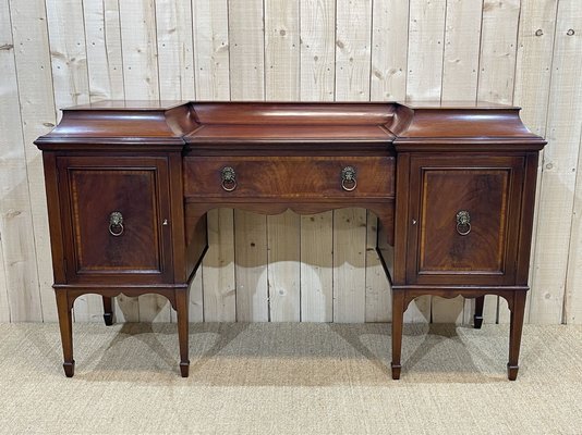 Late 19th Century English Mahogany Serving Buffet-QYF-1175105