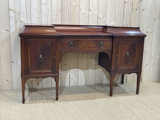 Late 19th Century English Mahogany Serving Buffet-QYF-1175105