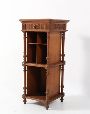 Late 19th Century French Oak Henri II Cabinet-MY-809935