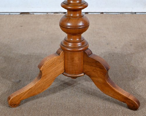 Late 19th Century Louis Philippe Style Walnut Pedestal Table-RVK-1453833