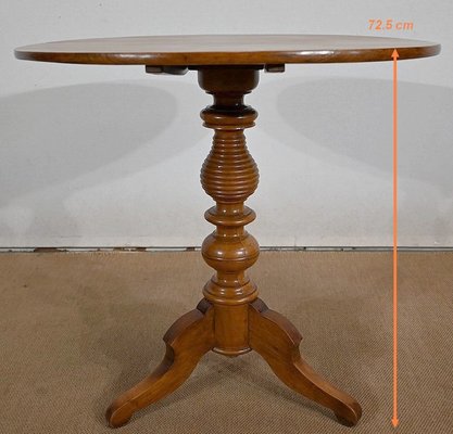 Late 19th Century Louis Philippe Style Walnut Pedestal Table-RVK-1453833