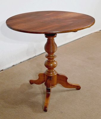 Late 19th Century Louis Philippe Style Walnut Pedestal Table-RVK-1453833