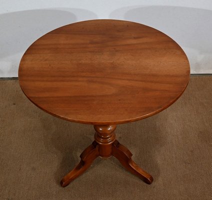 Late 19th Century Louis Philippe Style Walnut Pedestal Table-RVK-1453833