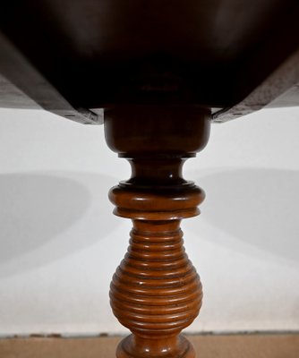 Late 19th Century Louis Philippe Style Walnut Pedestal Table-RVK-1453833