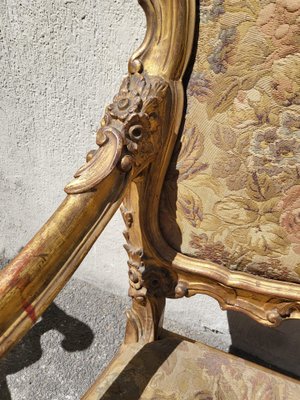 Late 19th Century Louis XV Venice Armchairs, Venice, Set of 2-SYQ-1693557