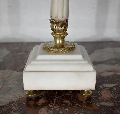 Late 19th Century Louis XVI Style Gilded Bronze Candlesticks, Set of 2-RVK-1452798