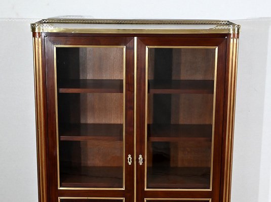 Late 19th Century Louis XVI Style Mahogany Library-RVK-1452795