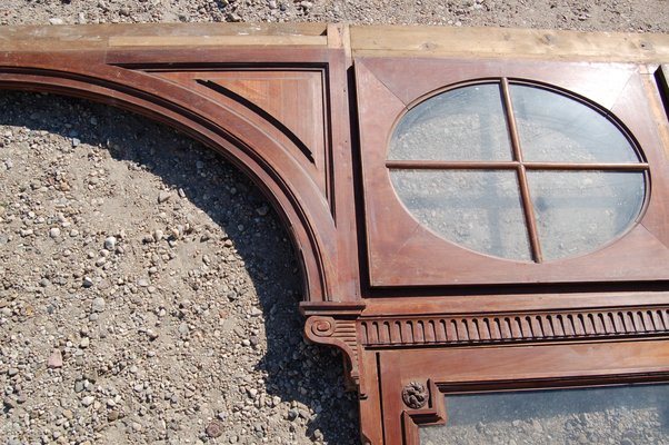 Late 19th Century Louis XVI Wall Panel in Mahogany-AWH-1359445