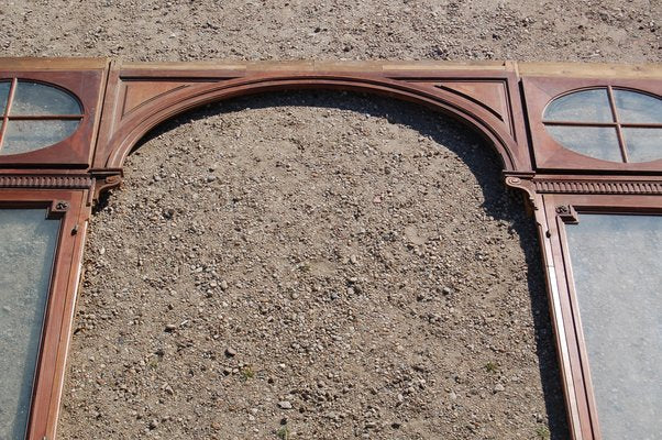 Late 19th Century Louis XVI Wall Panel in Mahogany-AWH-1359445