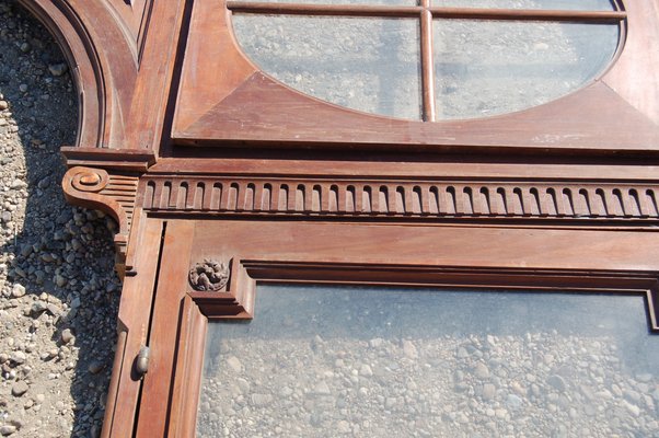 Late 19th Century Louis XVI Wall Panel in Mahogany-AWH-1359445