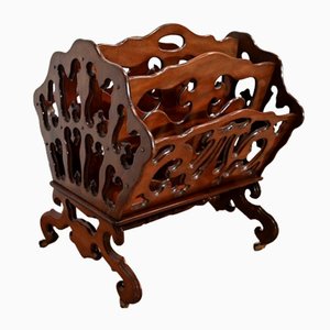 Late 19th Century Magazine Rack in Mahogany-RVK-1421557