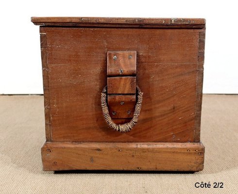 Late 19th Century Mahogany Travel Trunk-RVK-1386803