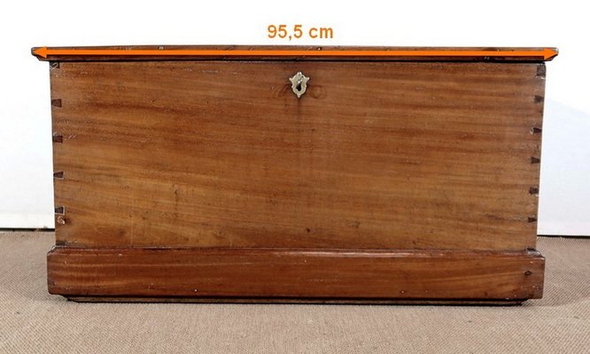 Late 19th Century Mahogany Travel Trunk-RVK-1386803