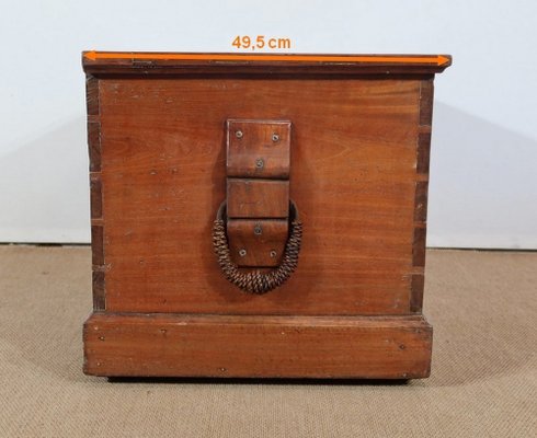 Late 19th Century Mahogany Travel Trunk-RVK-1386803