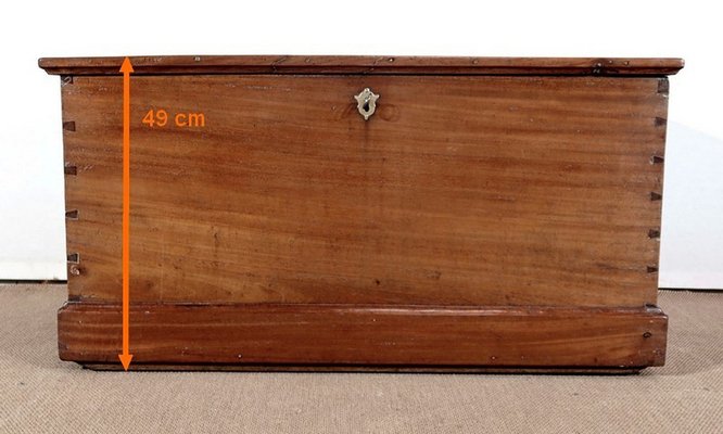 Late 19th Century Mahogany Travel Trunk-RVK-1386803