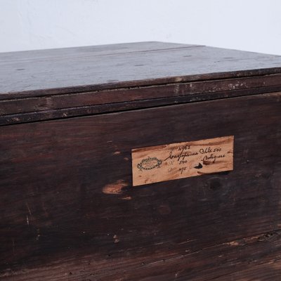 Late 19th Century Revisited Wooden Chest with Single Drawer with Two Compartments-XSG-2040972