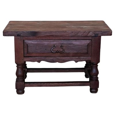 Late 19th Century Rustic Pyrenees Mountains Side Table, 1890s-PSK-1792290