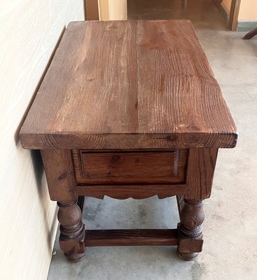 Late 19th Century Rustic Pyrenees Mountains Side Table, 1890s-PSK-1792290