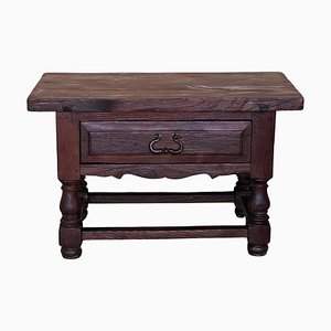 Late 19th Century Rustic Pyrenees Mountains Side Table, 1890s-PSK-1792290