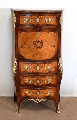 Late 19th Century Secretary in Marquetry-RVK-1402404