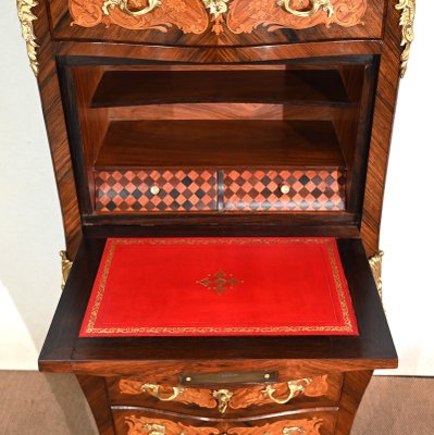 Late 19th Century Secretary in Marquetry-RVK-1402404