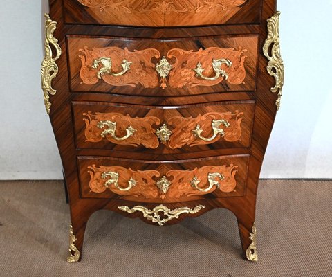 Late 19th Century Secretary in Marquetry-RVK-1402404