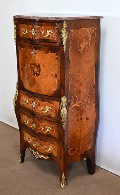 Late 19th Century Secretary in Marquetry-RVK-1402404