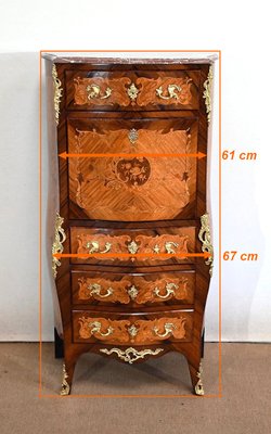 Late 19th Century Secretary in Marquetry-RVK-1402404