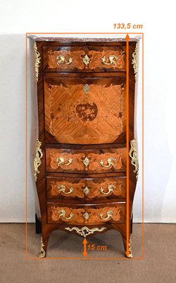 Late 19th Century Secretary in Marquetry-RVK-1402404