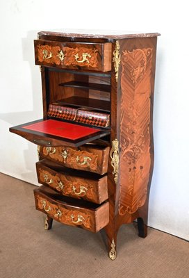 Late 19th Century Secretary in Marquetry-RVK-1402404