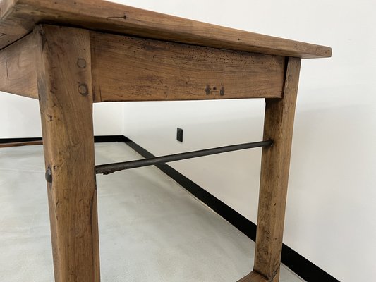 Late 19th Cetury French Farm Table in Cherry, 1890s-WKI-1752605