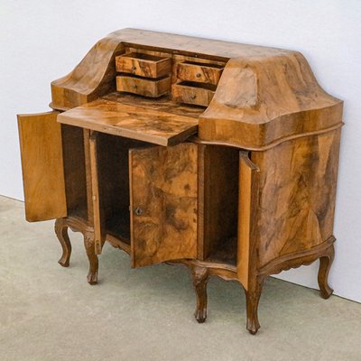 Late 19th to Early 20th Century Walnut Briar Secretaire-BEW-1313264