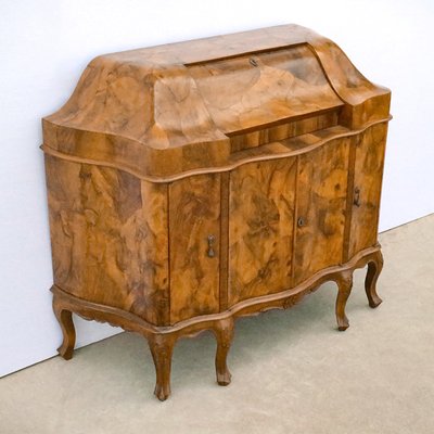 Late 19th to Early 20th Century Walnut Briar Secretaire-BEW-1313264