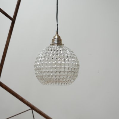 Late 20th Century Dutch Glass Ball Pendant Lamp-JRP-951140